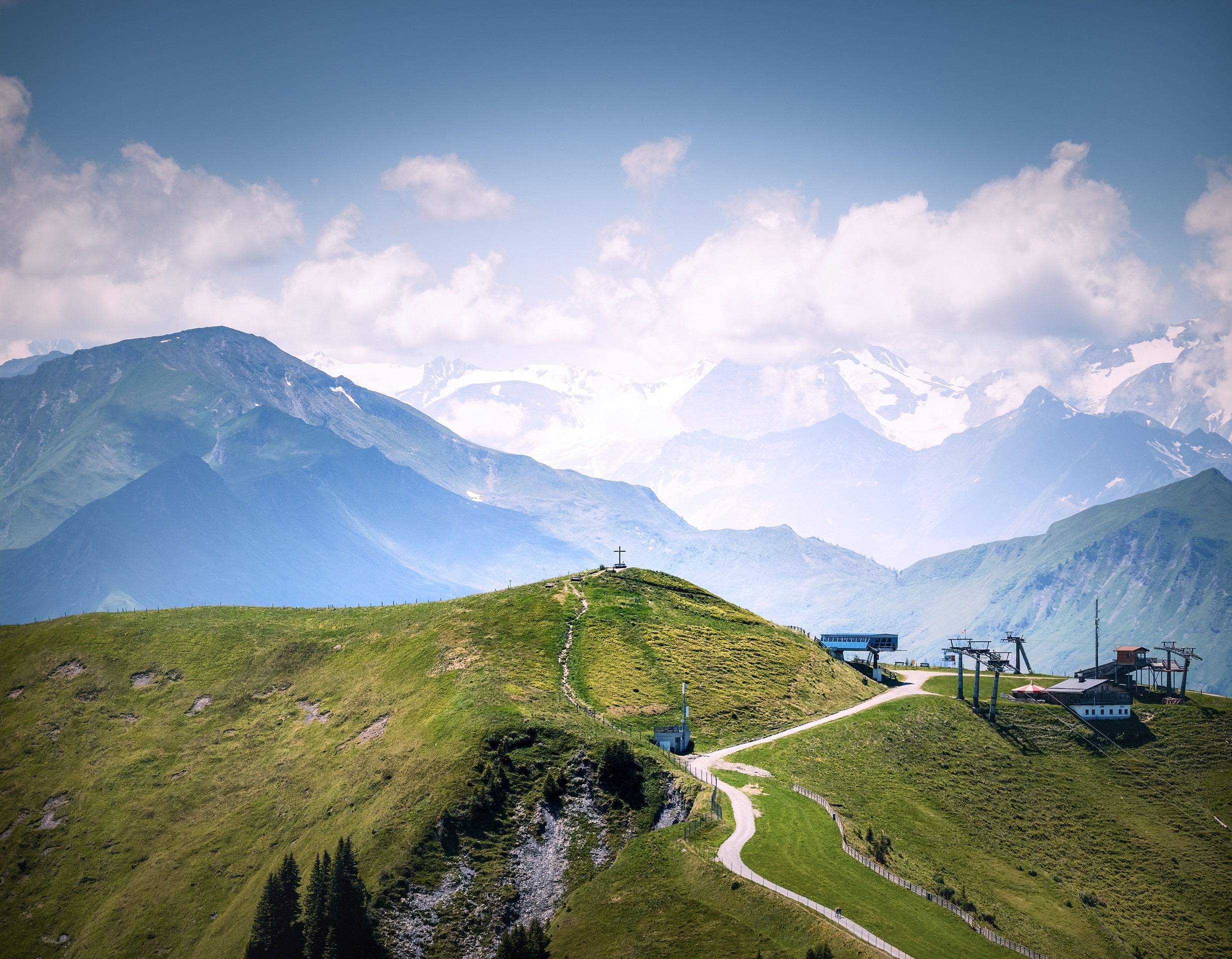 Blick Kreuzkogel im Großarltal